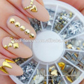 fashion bullet tangerine style metal nail art decoration maincure